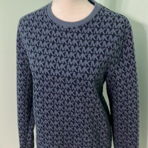 Michael Kors all over logo crew neck sweatshirt